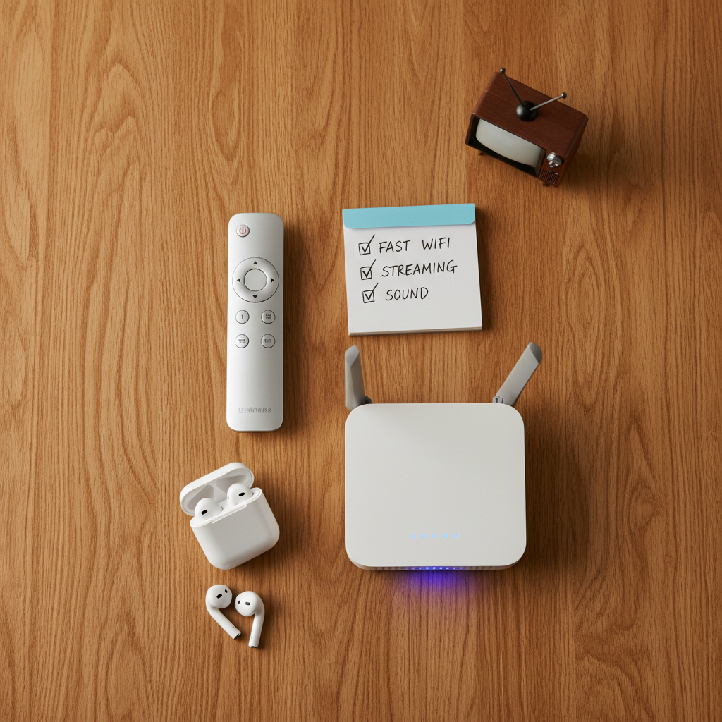 Checklist and router for choosing an IPTV service for Samsung TV