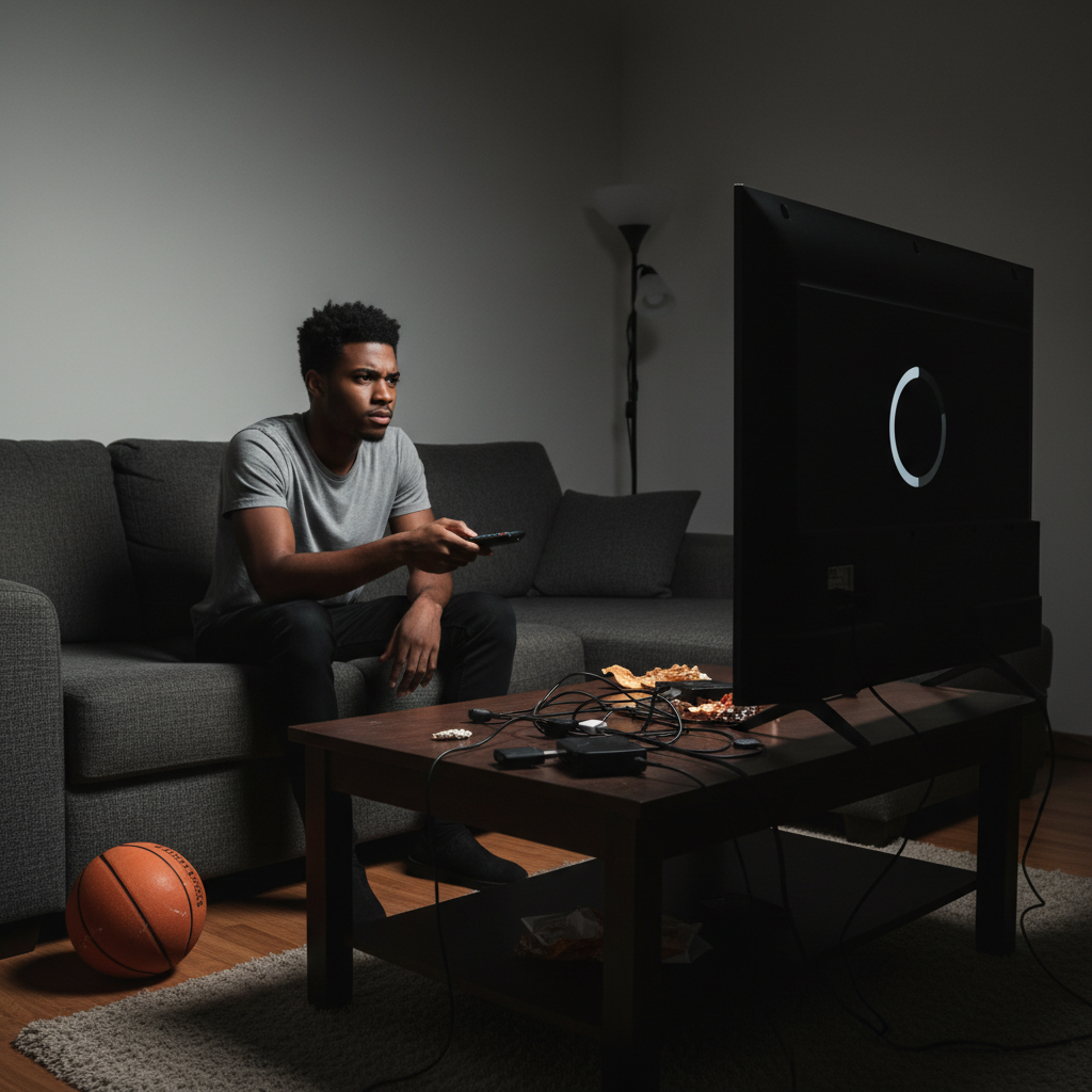 Man frustrated with limited cable-free options trying to watch NBA games