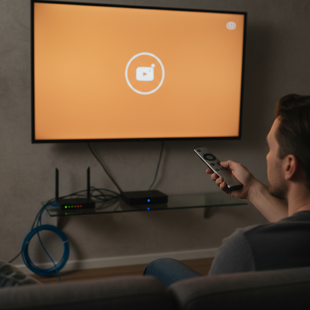 Connecting an IPTV subscription to an Android TV player app at home